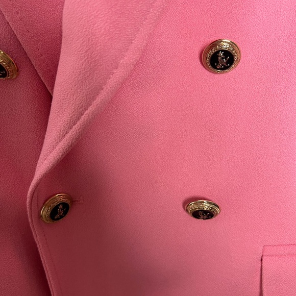 Zara Pink Double Breast Blazer - Picture 9 of 9